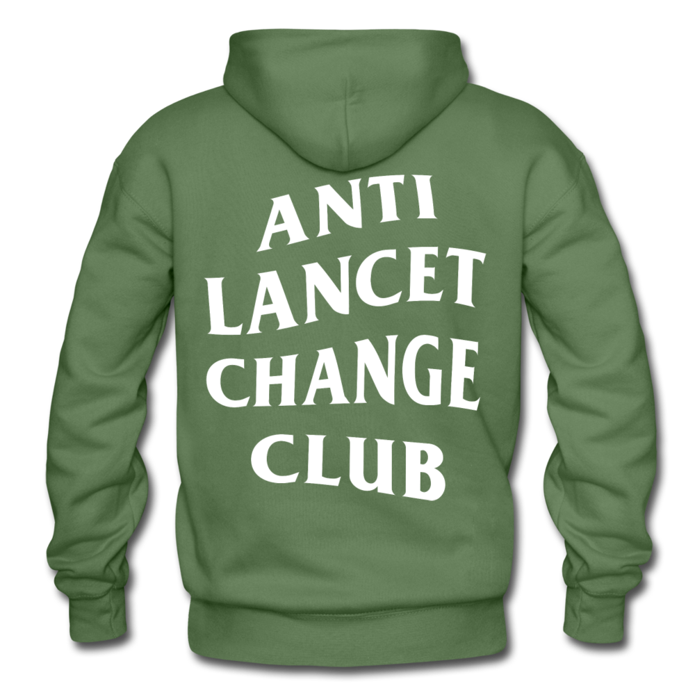 Anti Lancet Change Club - Men’s Heavy Blend Adult Hoodie - military green