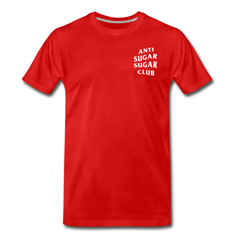 Anti Sugar Sugar Club - Men's Premium T-Shirt - red