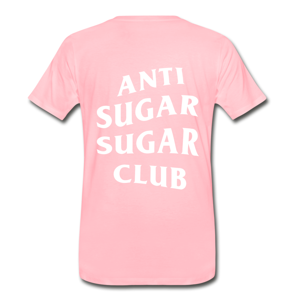 Anti Sugar Sugar Club - Men's Premium T-Shirt - pink