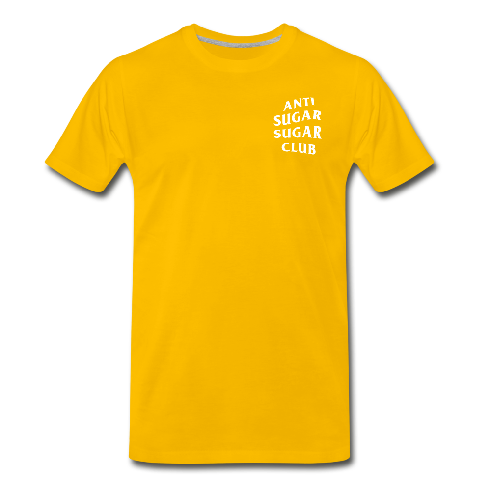 Anti Sugar Sugar Club - Men's Premium T-Shirt - sun yellow