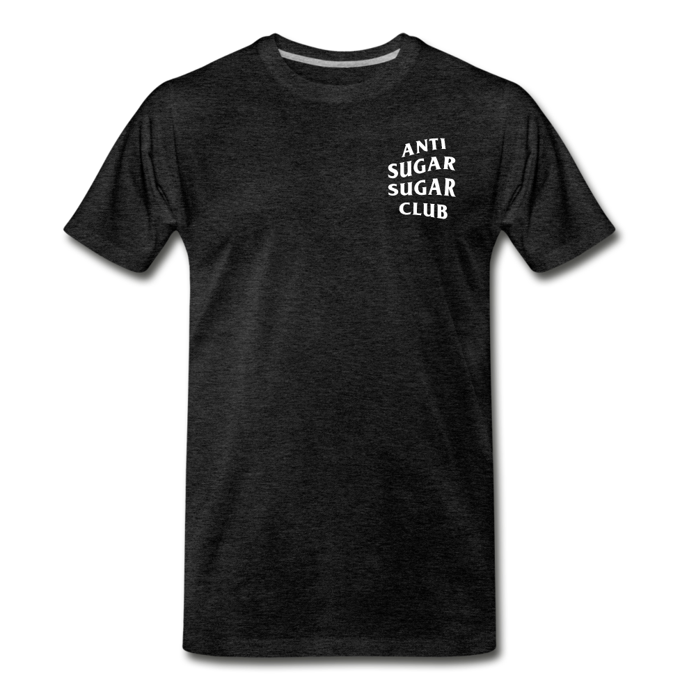 Anti Sugar Sugar Club - Men's Premium T-Shirt - charcoal gray