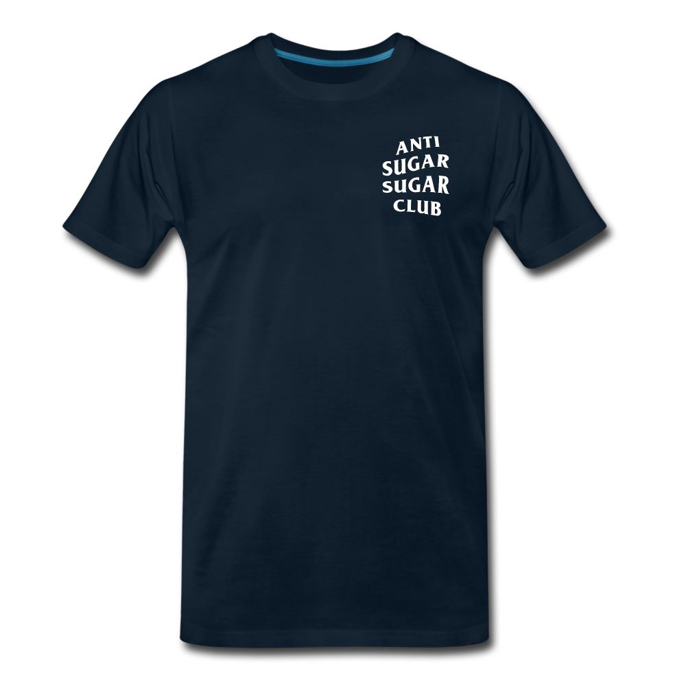 Anti Sugar Sugar Club - Men's Premium T-Shirt - deep navy