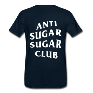 Anti Sugar Sugar Club - Men's Premium T-Shirt - deep navy