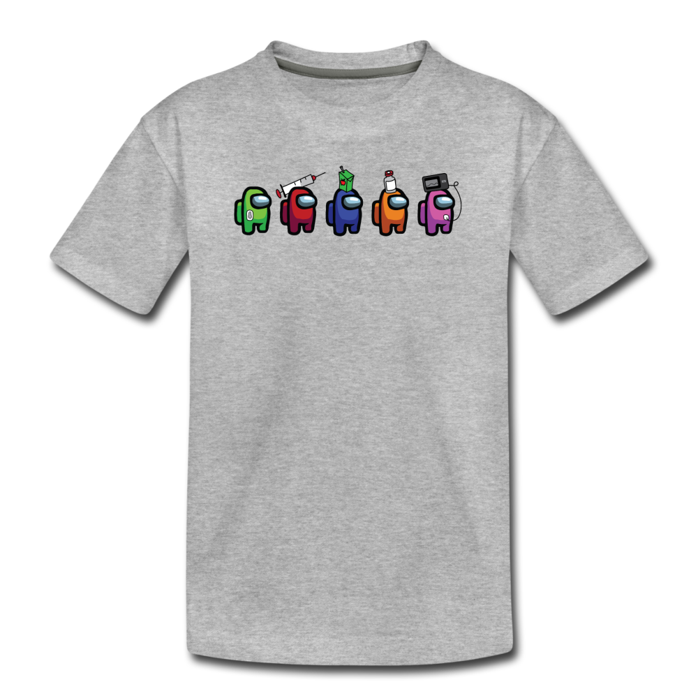 Blood Sugar Kinda Sus - Kids' Premium T-Shirt - heather gray