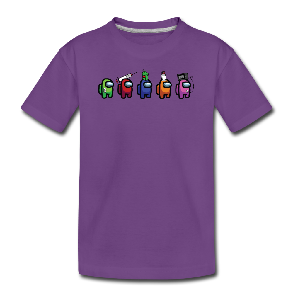 Blood Sugar Kinda Sus - Kids' Premium T-Shirt - purple