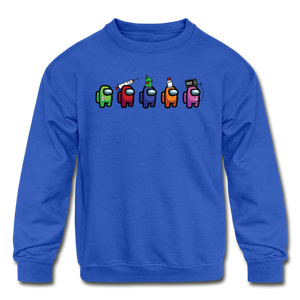 Blood Sugar Kinda Sus - Kids' Crewneck Sweatshirt - royal blue