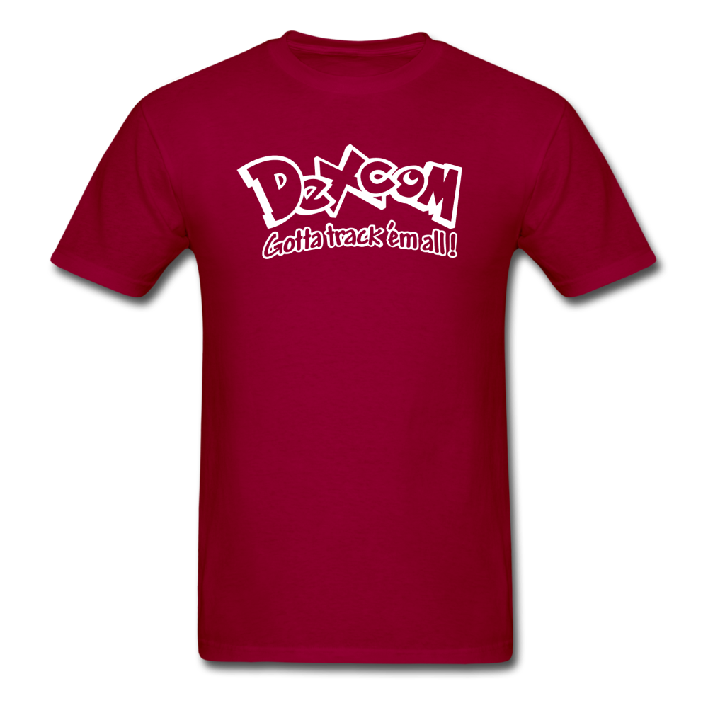 Dexcom - Gotta track 'em all - Unisex Classic T-Shirt - dark red