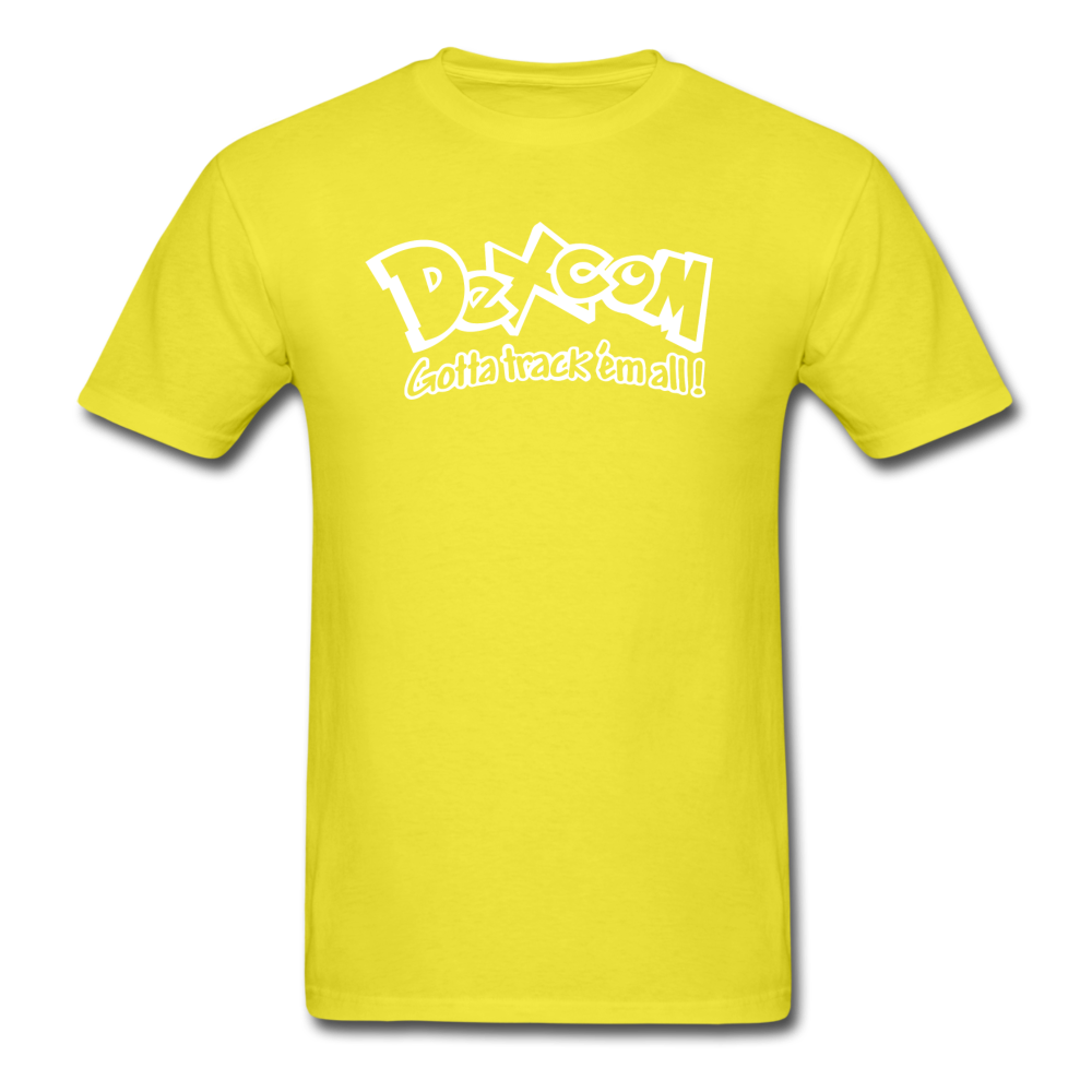 Dexcom - Gotta track 'em all - Unisex Classic T-Shirt - yellow