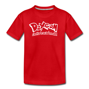 Dexcom - Gotta track 'em all - Kids' Premium T-Shirt - red