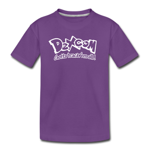 Dexcom - Gotta track 'em all - Kids' Premium T-Shirt - purple