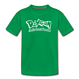 Dexcom - Gotta track 'em all - Kids' Premium T-Shirt - kelly green