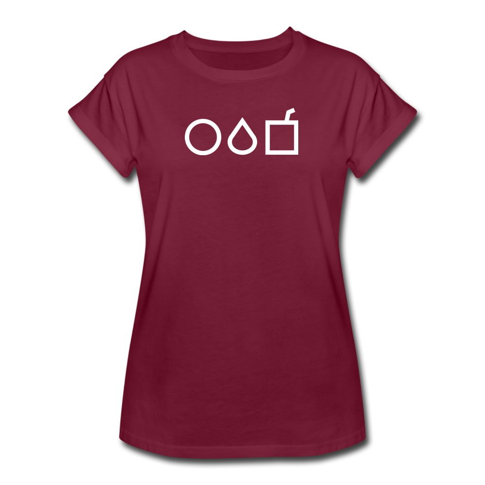 Insulin Doses - Women's Relaxed Fit T-Shirt - burgundy